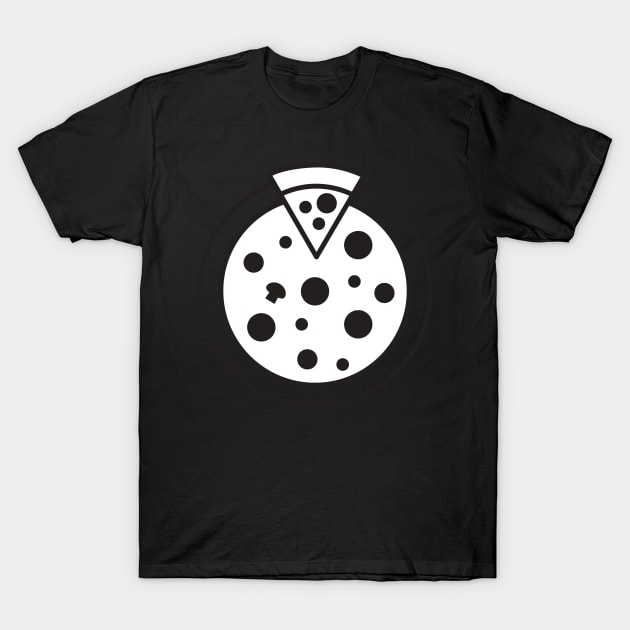 Cute Yummy Whole Pizza T-Shirt by InkyArt